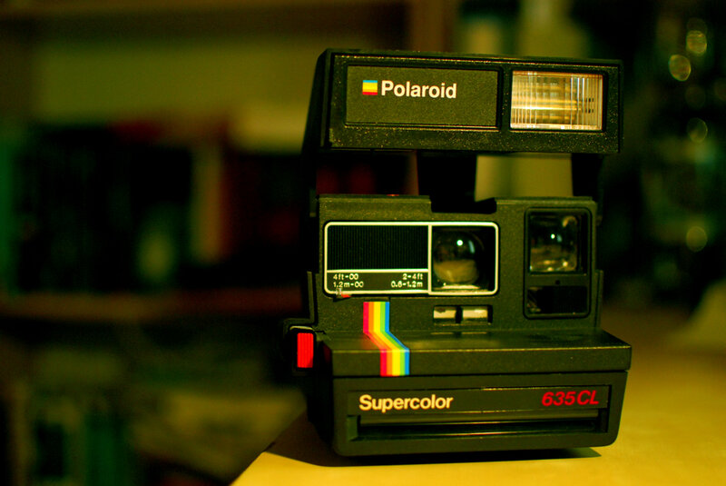 Polaroid 635CL camera
