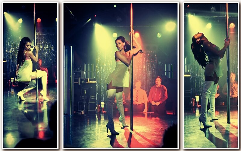 pole dancer in club