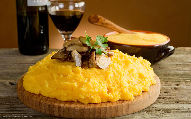 Polenta with Mushrooms