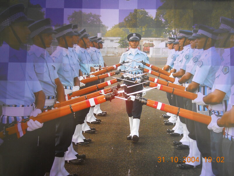 Police Cadets in Formation