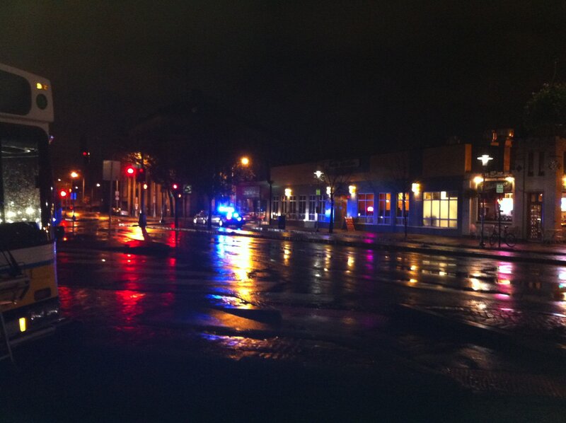 Police Car at Night