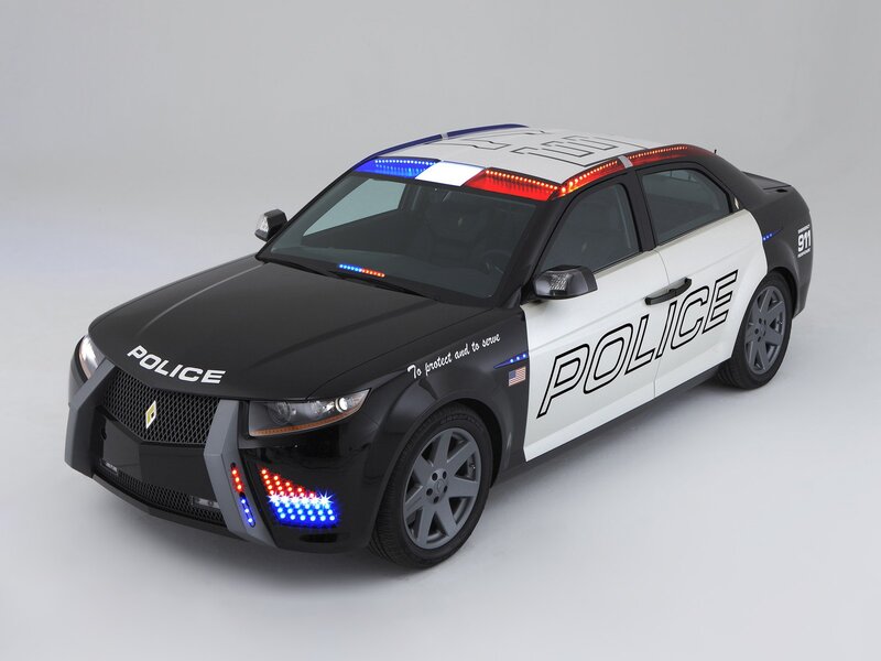 Police Car — Black, Neutral