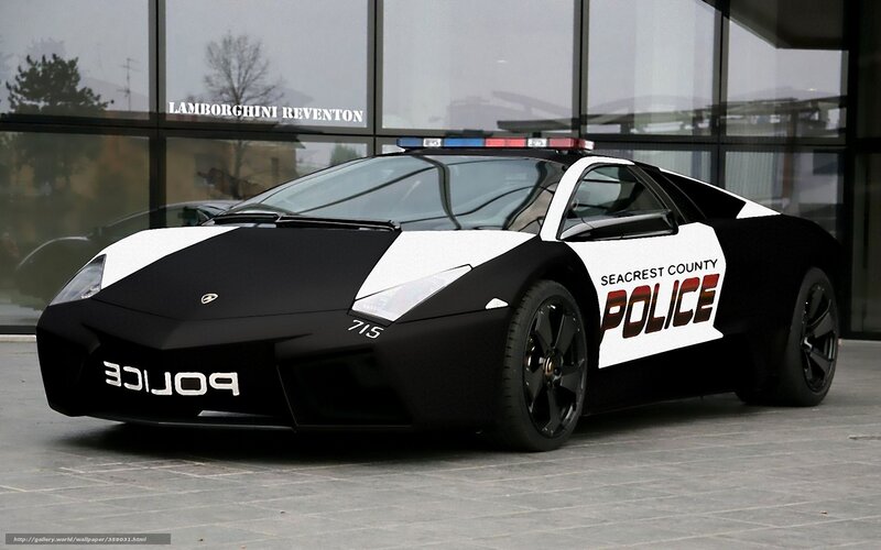 Police Car — Black