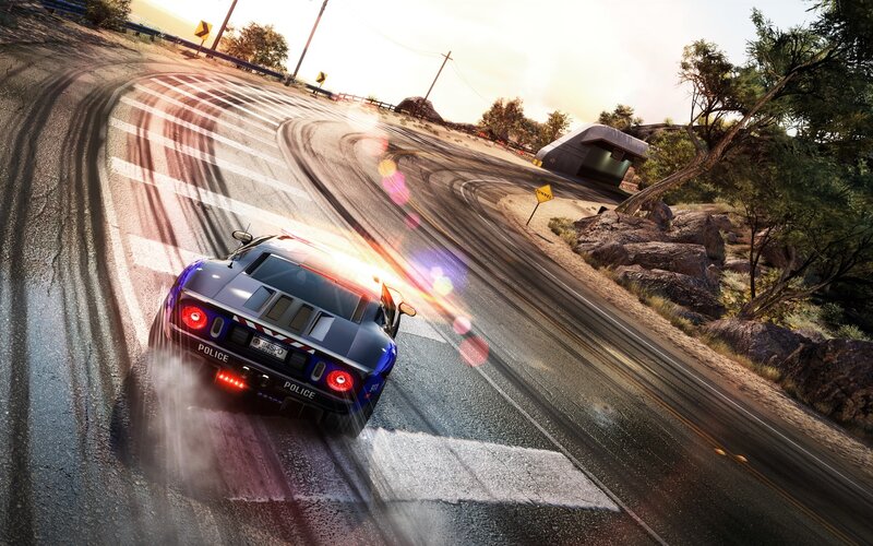 Police Car Drifting