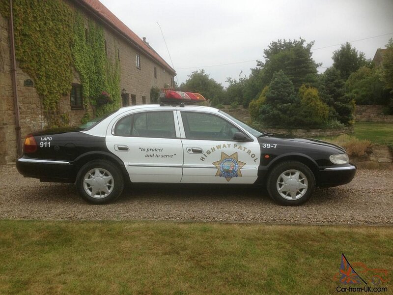 Police Car on Gravel