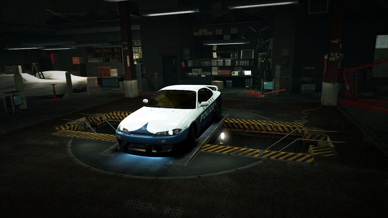 Police Car on Turntable