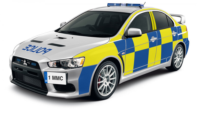Police Car — Silver