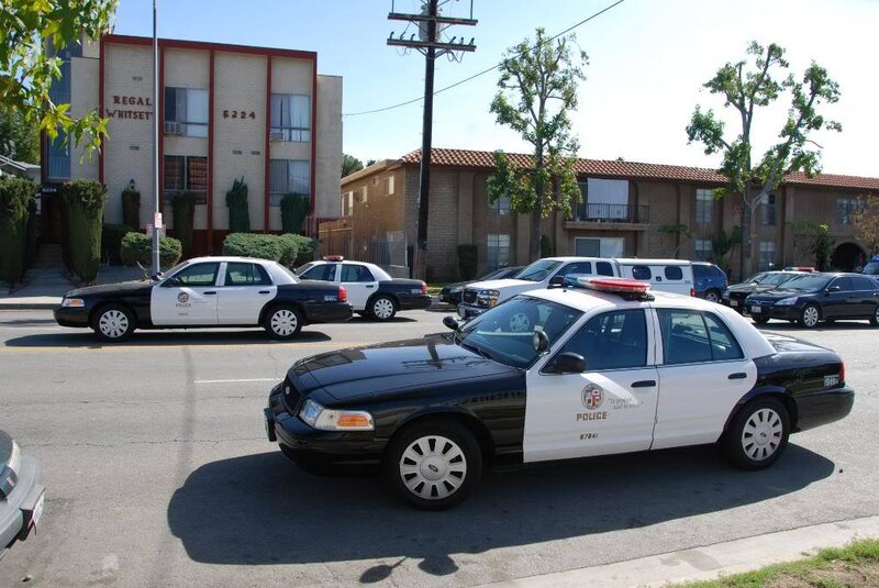 Police Cars on Street