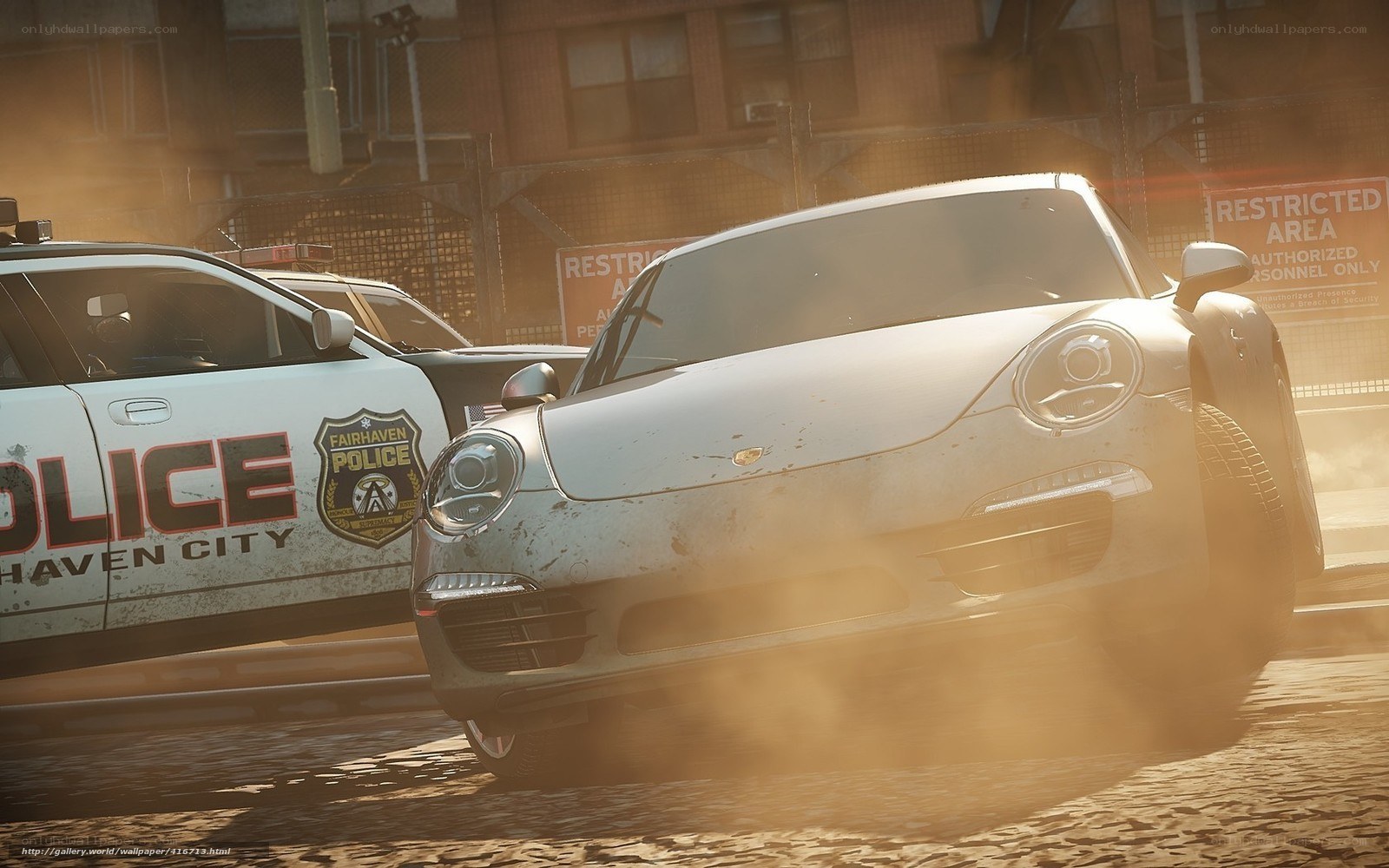 Police chase in Fairhaven City