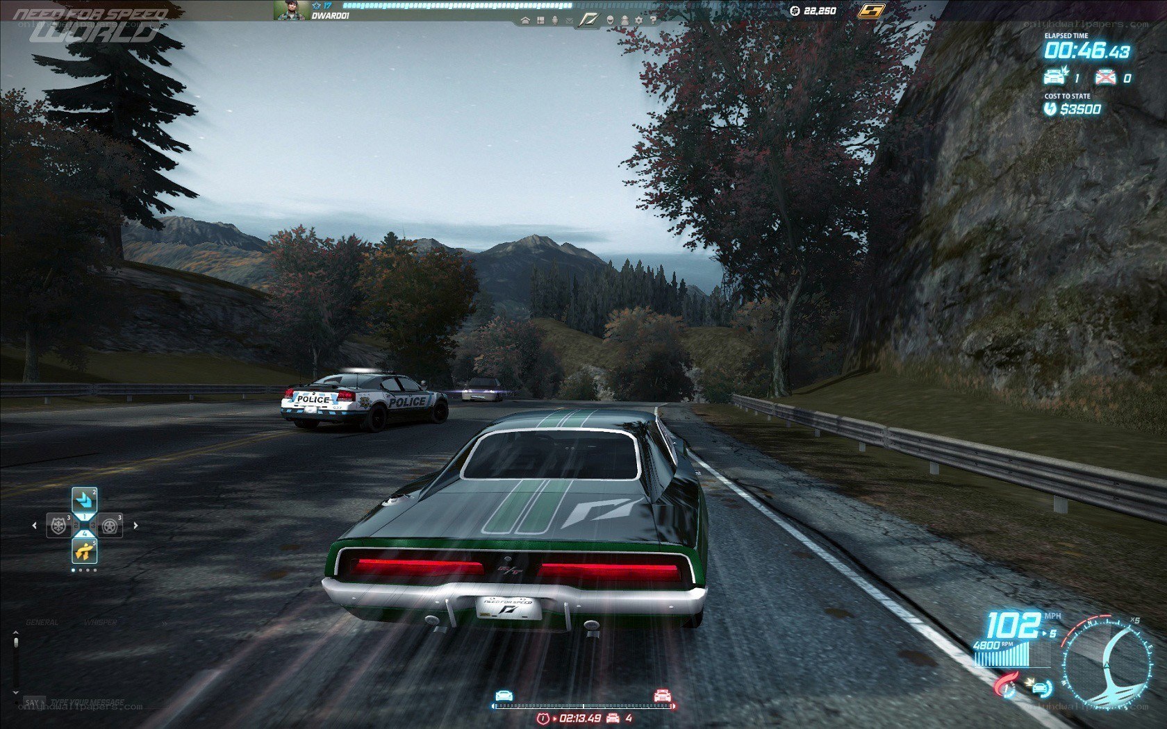 police chase in need for speed