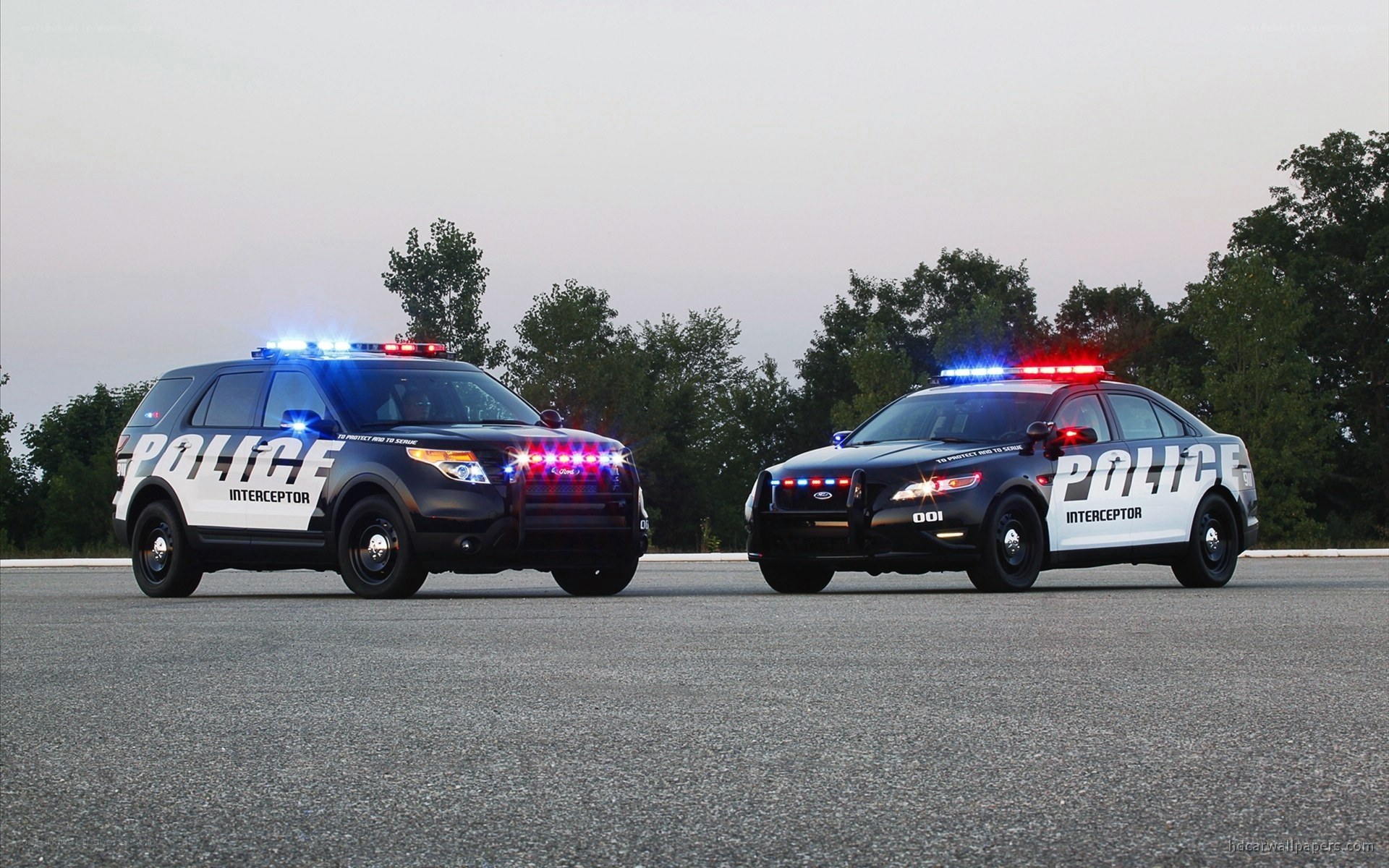 Police Interceptor SUV and Sedan