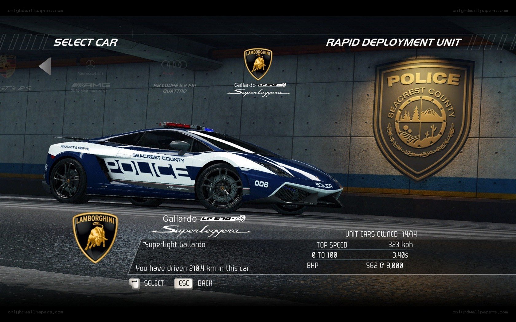 Police Lamborghini Gallardo