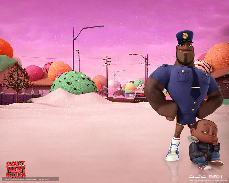 Police Officer and Child — Pink