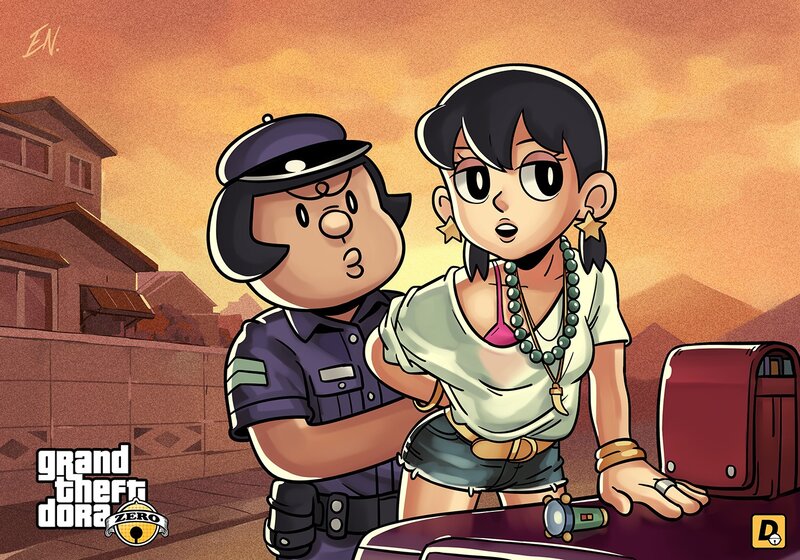 Police Officer and Woman