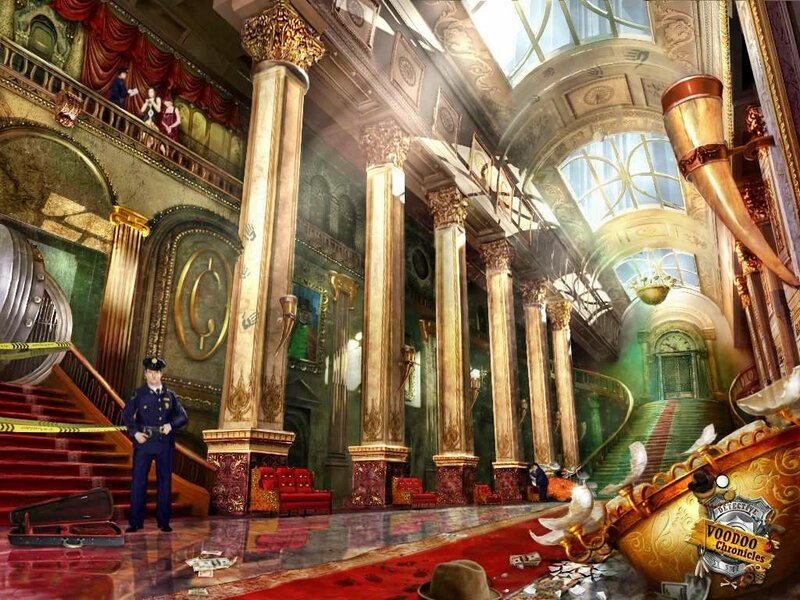 Police Officer in Grand Hall