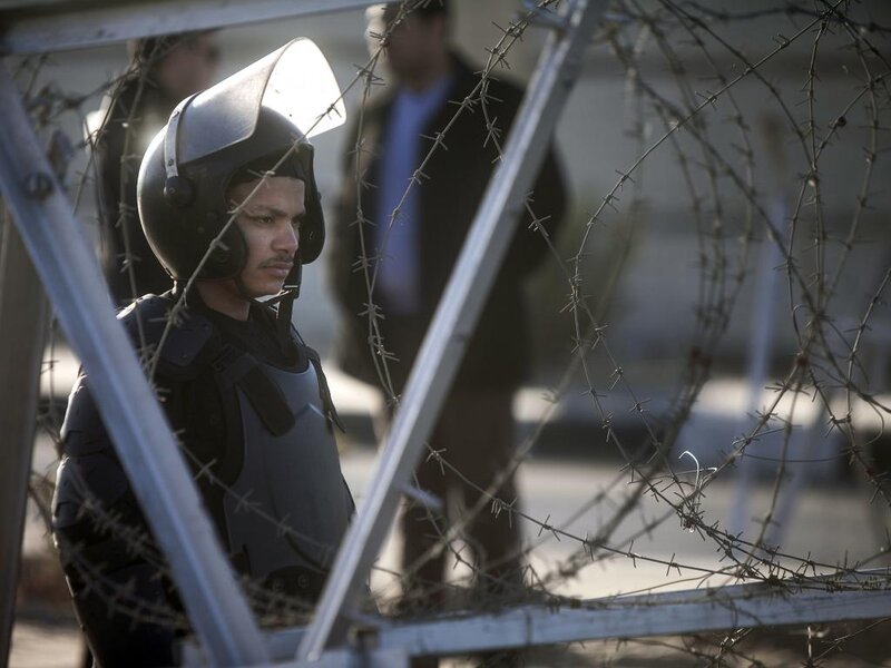 Police Officer in Riot Gear