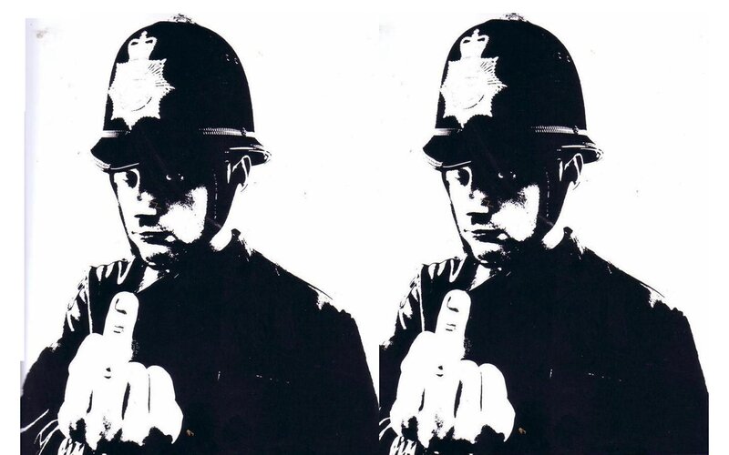Police Officer Making Gesture