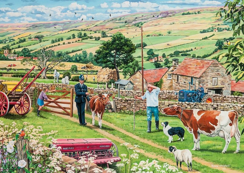 Police Officer on Farm