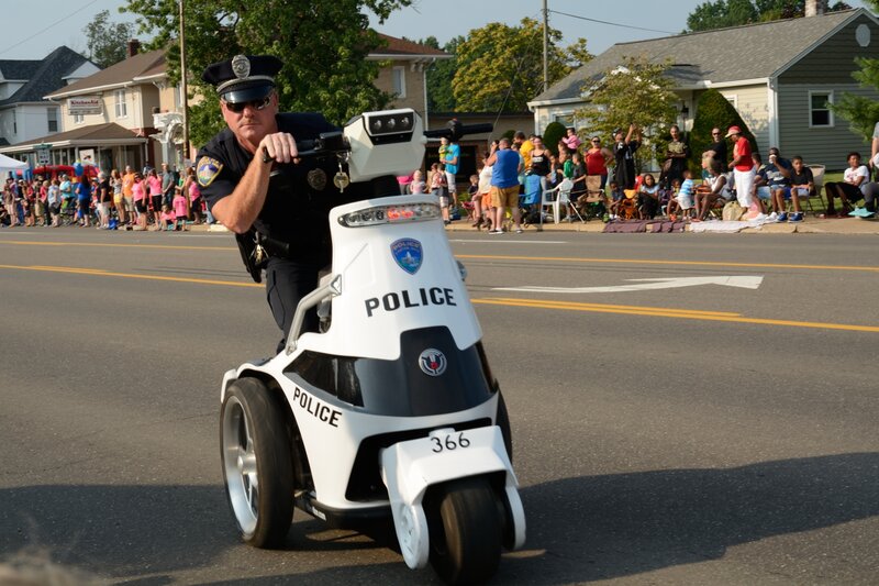 Police Officer on Scooter