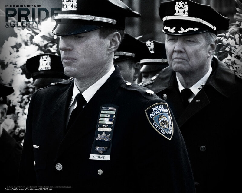 Police officers at a ceremony