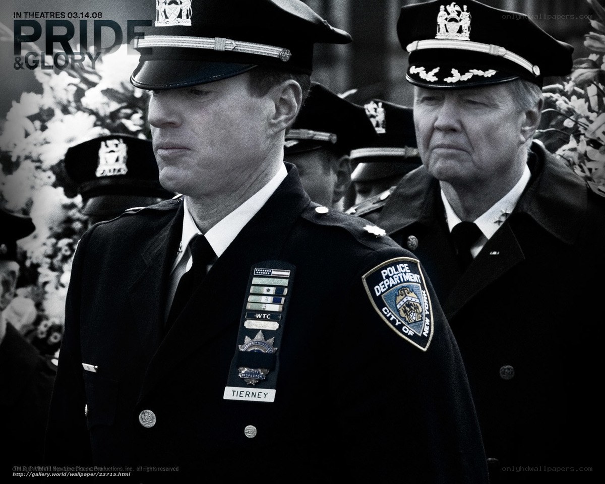 Police officers at a ceremony