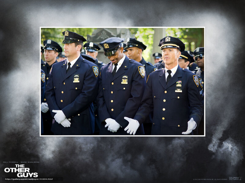 Police Officers in Uniform — Blue