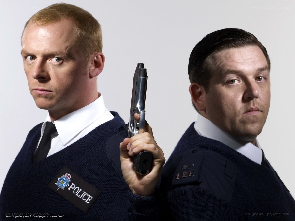 Police officers with gun