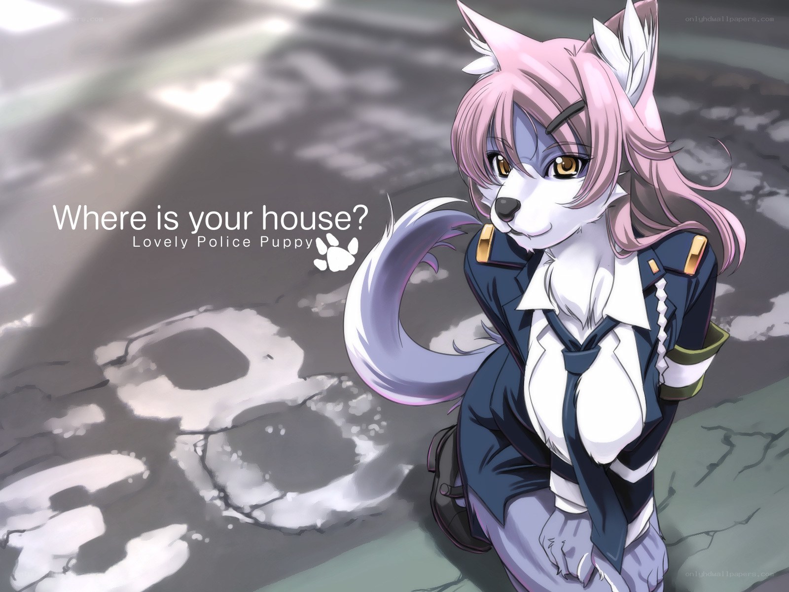 police puppy character