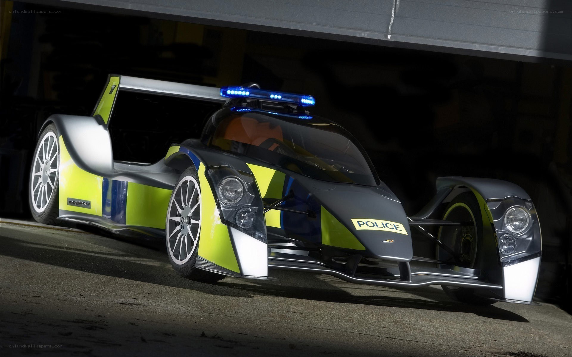 police race car concept
