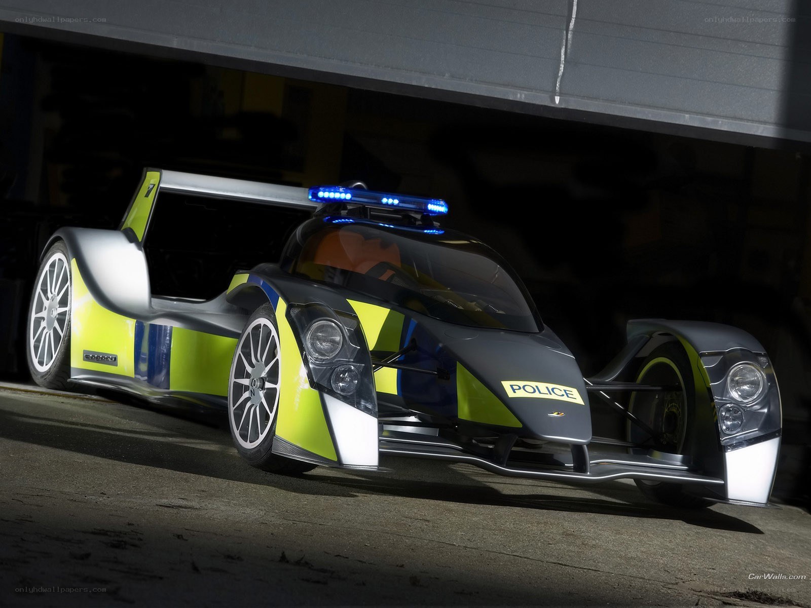 police race car concept