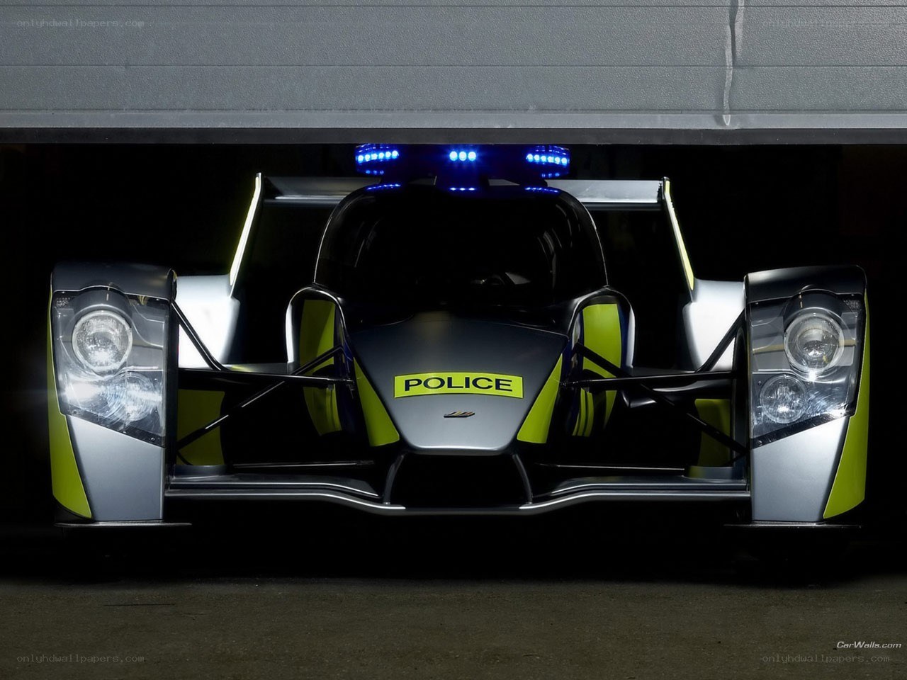 police race car concept