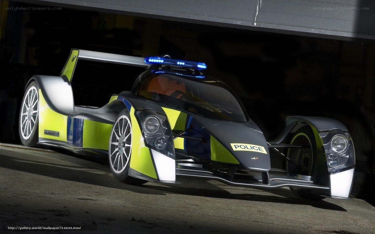 police race car concept