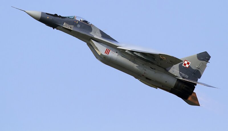 Polish Air Force Jet — Gray