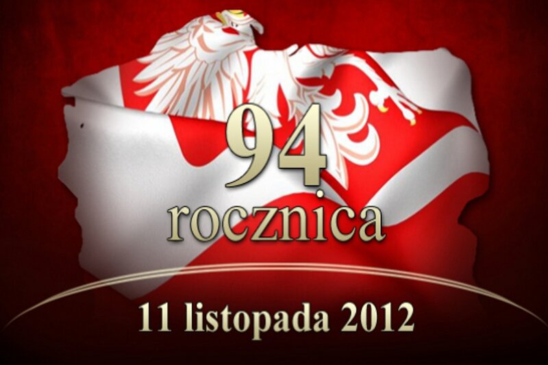Polish Flag with Eagle — Red