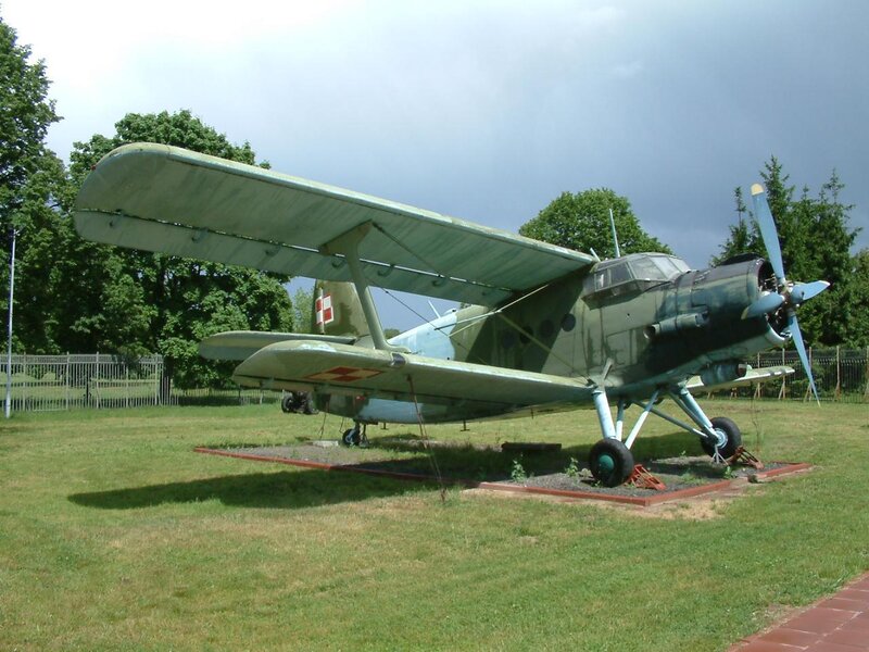 Polish military aircraft on display