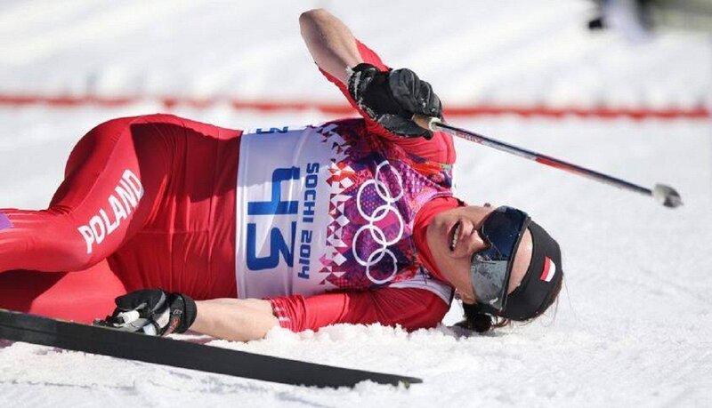 Polish Skier on Snow