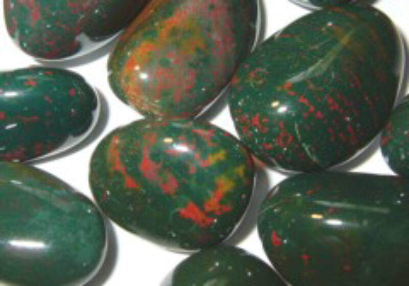 polished bloodstone gemstones