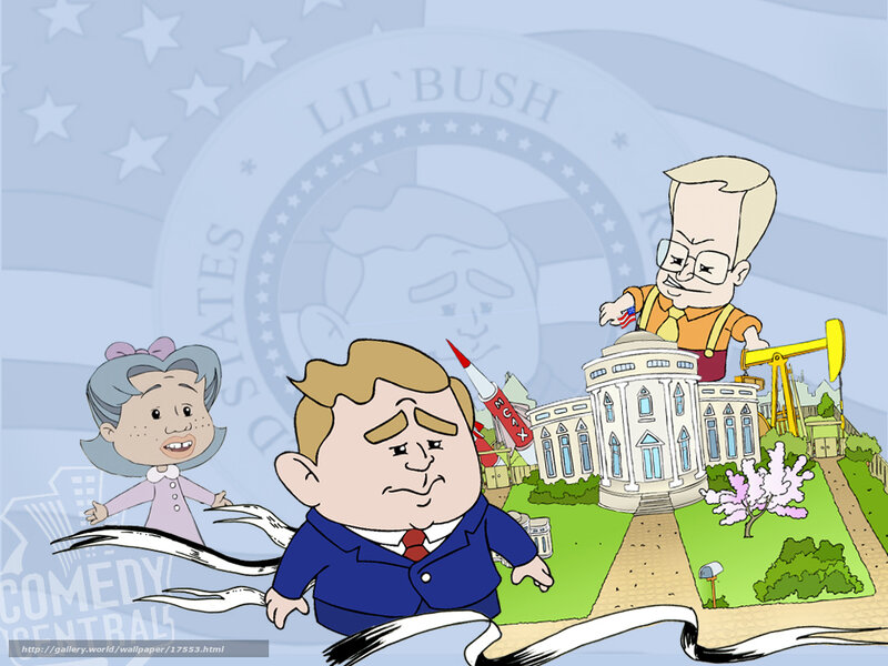 Political cartoon of Lil' Bush
