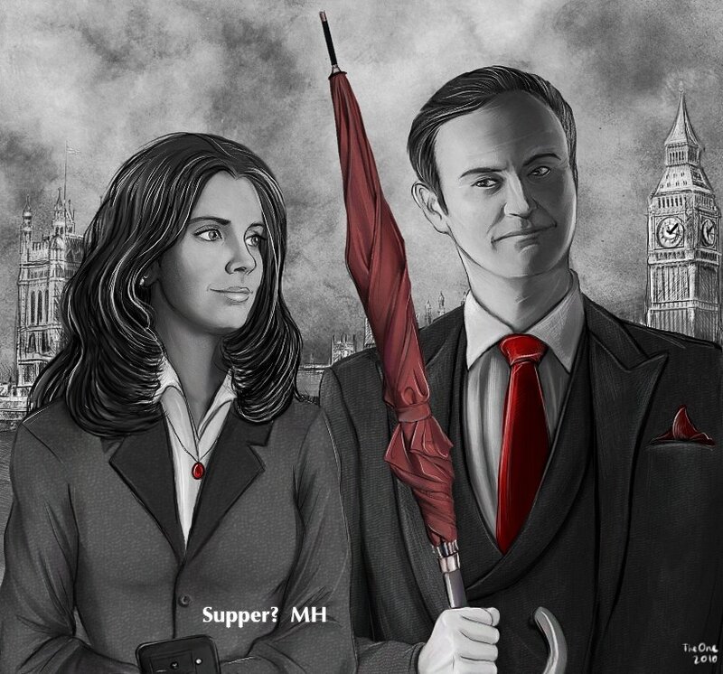 Political couple in London