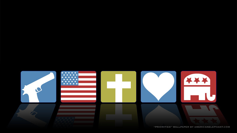 Political priorities icons