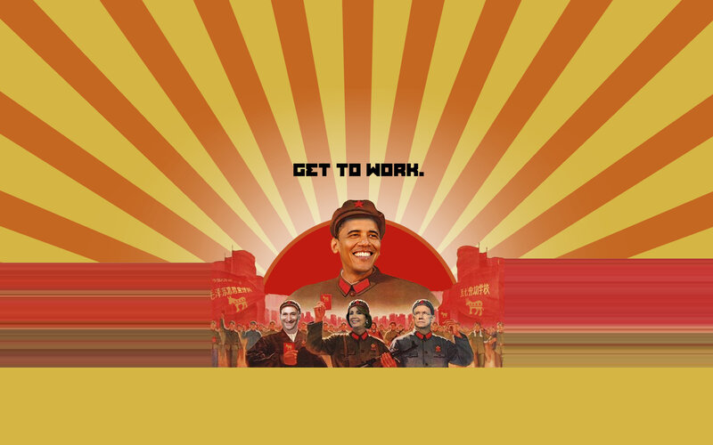 political propaganda collage