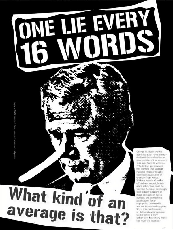 Political propaganda poster