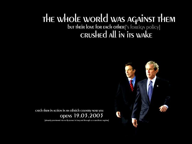 political satire poster