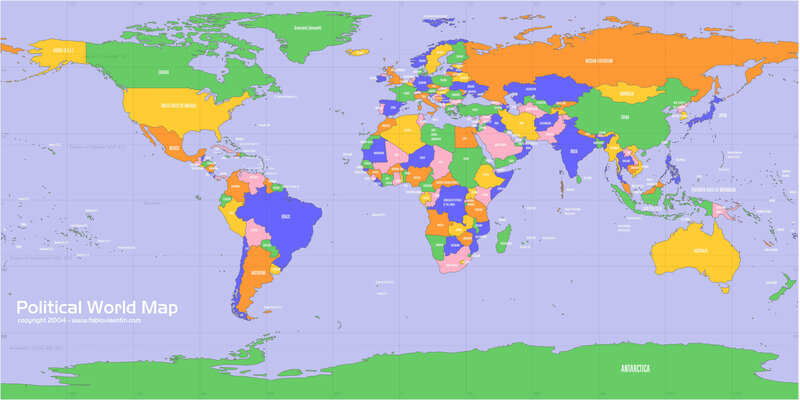Political World Map