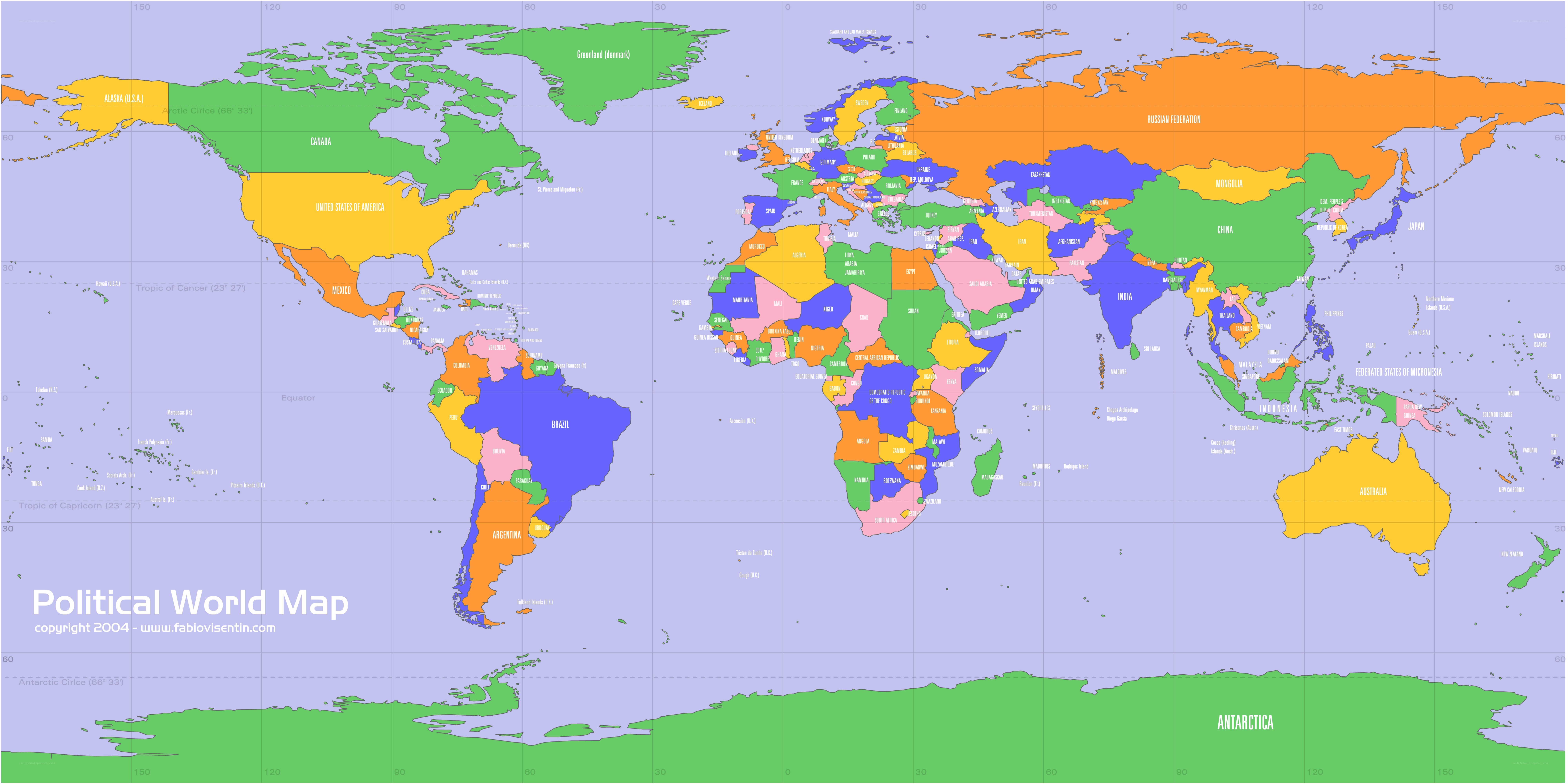 Political World Map