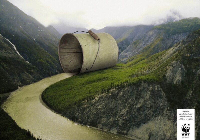 Polluted River Valley