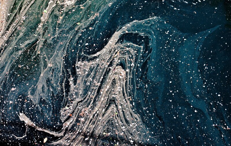 polluted water surface texture