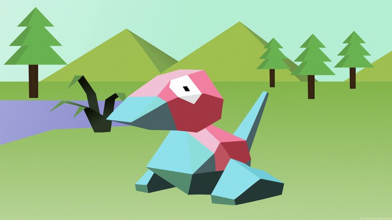 Polygonal Dinosaur Character