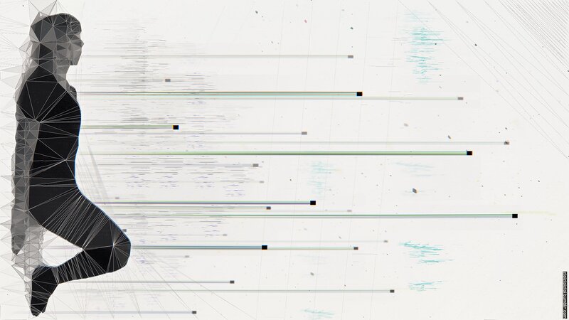 Polygonal Figure Running
