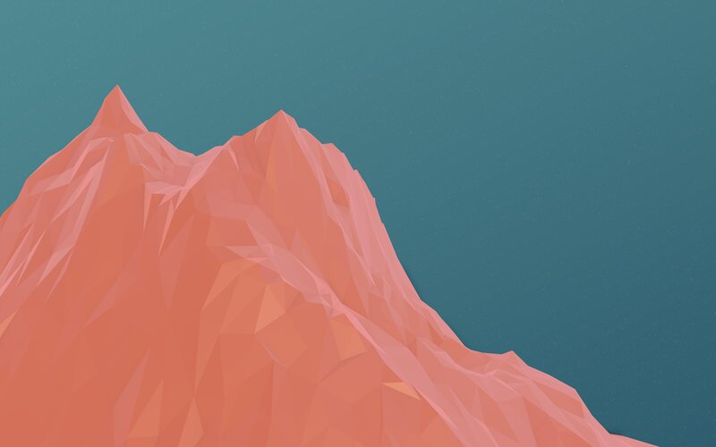 Polygonal Mountain Peak